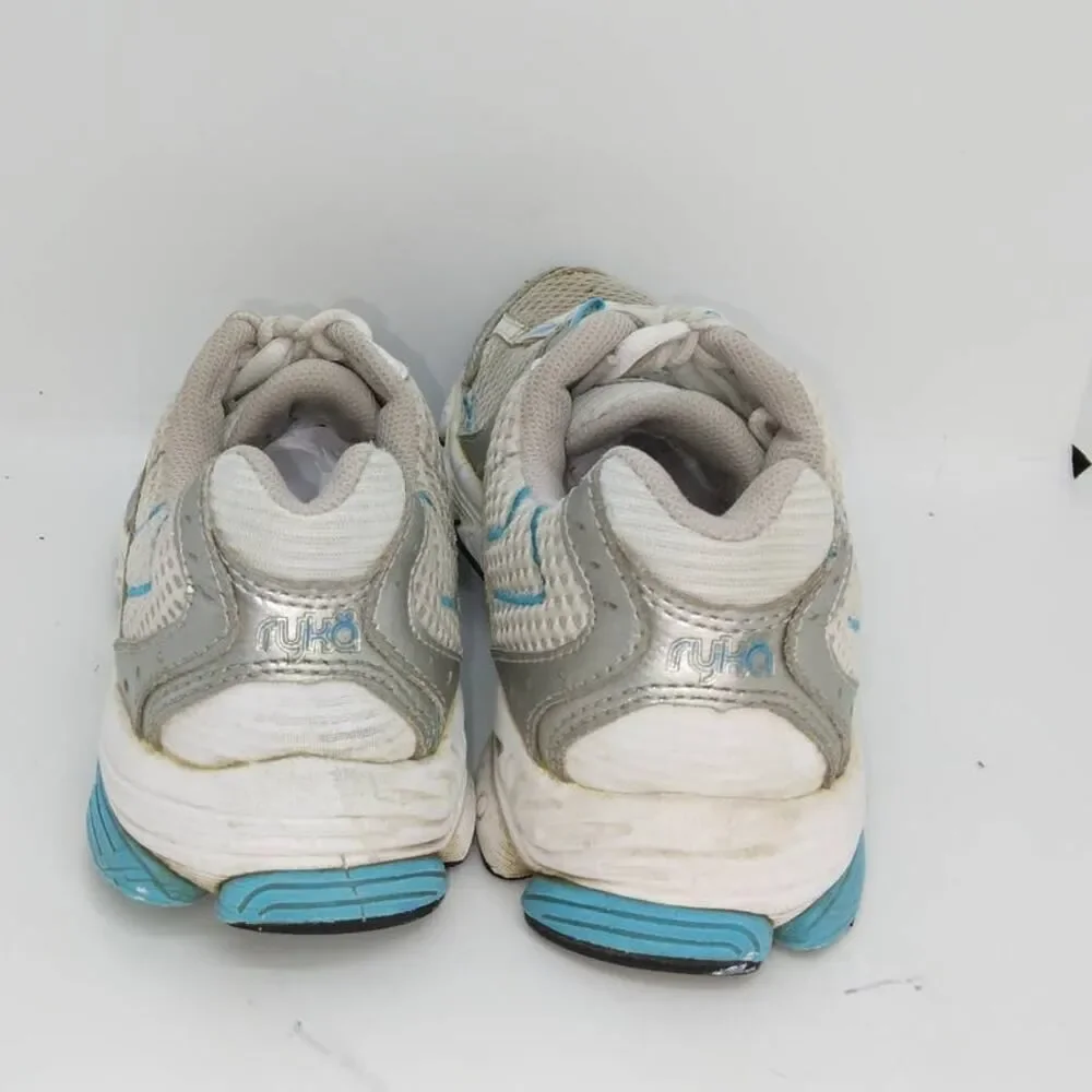 Ryka Ultimate Run Women's Silver & Blue Running Sneakers - Size: 6 1/2